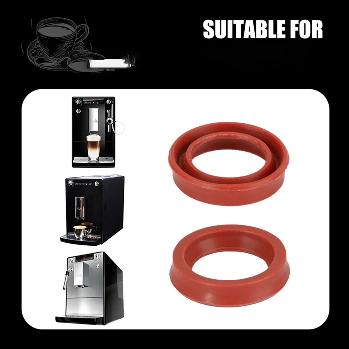 A03R Coffee Machine Seals Compatible with for