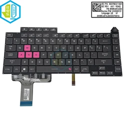 US English LA Latin RGB Backlit Keyboard For ASUS ROG Strix G15 G513 G513QY G513QM G513Q GL543 Gaming Laptop Backlight Keyboards