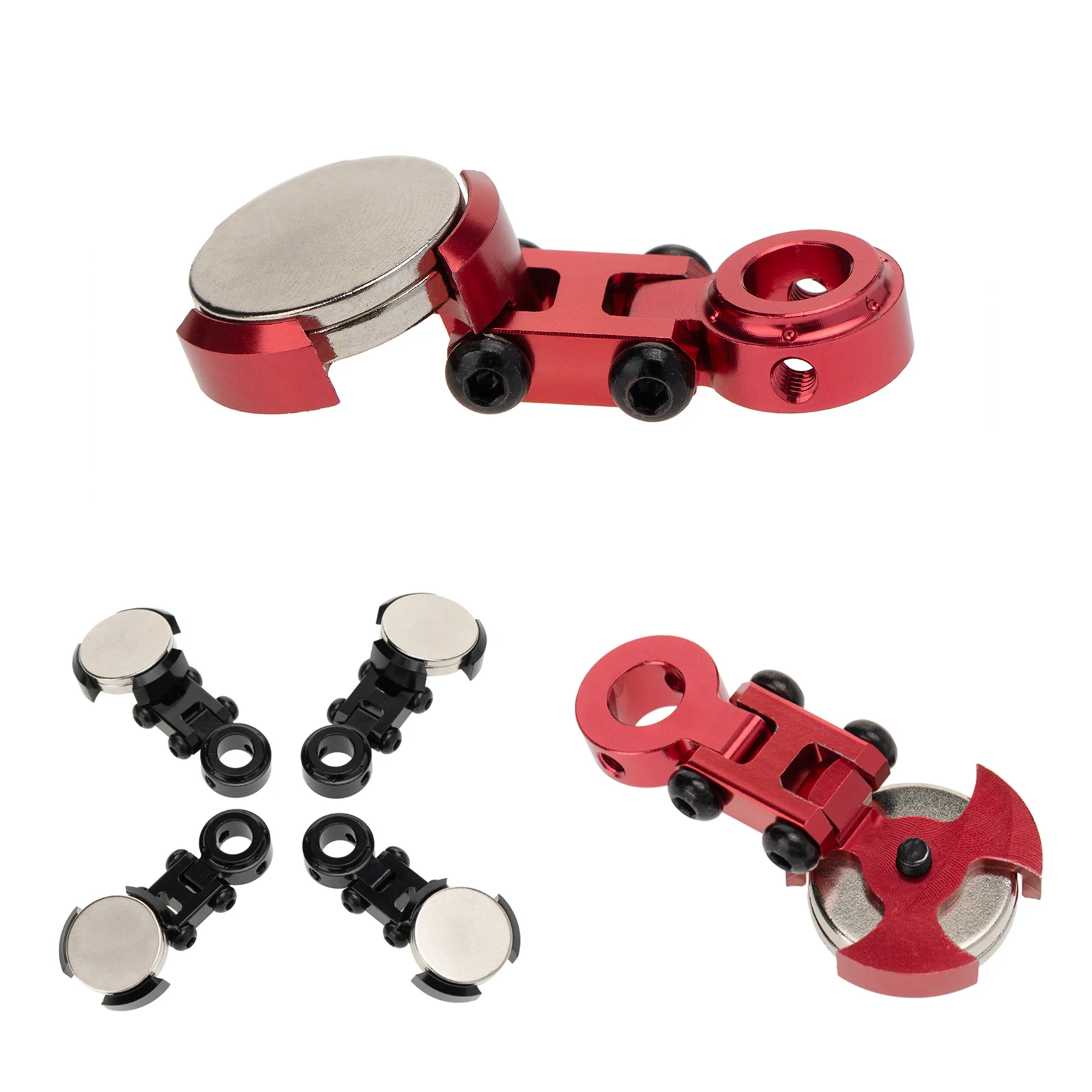 Magnetic Car Shell Post Mount Invisible Body Post Mount for 1/10 SCX10 D90 Sakura D3 D4 RC Car Modification Parts