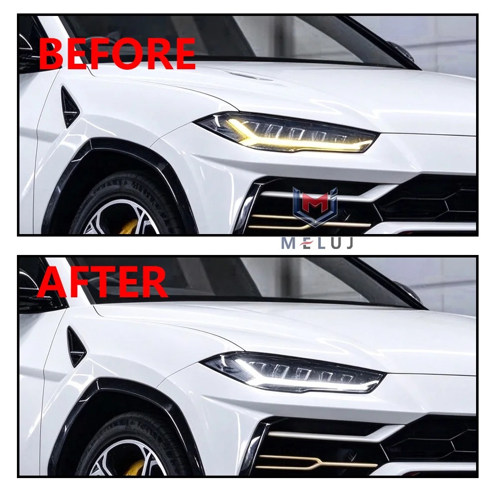 Angel Eye Light Source Turn Signal Module DRL Light Guide Strip For Lamborghini Urus 2018-2022 LED Headlamp Replacement Parts