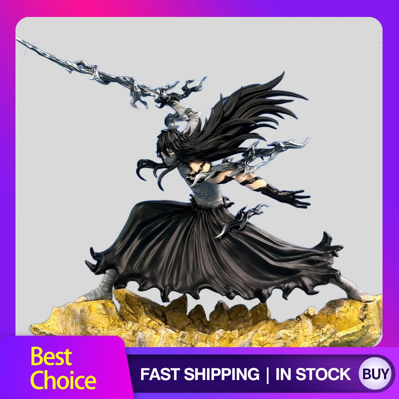 

‌Bleach Anime Ichigo Kurosaki 24cm Moonless Combat Figure Model Statue Collectible Desktop Decor for Boys Gift