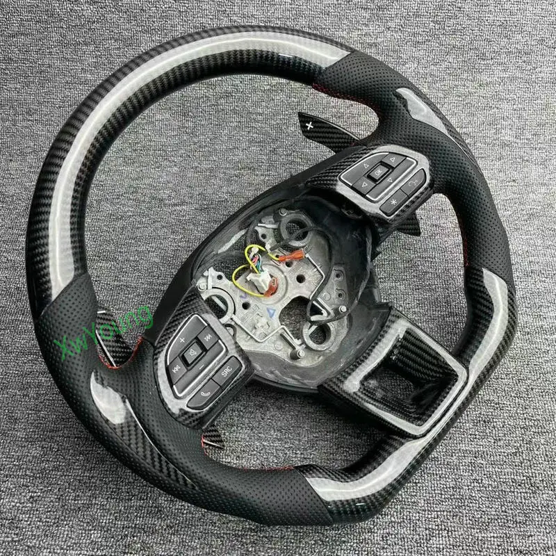 For MG MORRIS-GARAGE ZS GS HS MG3 MG5 MG6 100% Real Carbon Fiber Car Steering Wheel