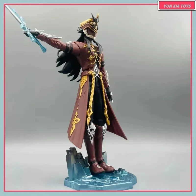 

Genshin 21 см Impact Ii Capitano Thrain Sentinel Knight The Captain Игровая фигурка Модель Статуя Коллекция Настольный орнамент Игрушки