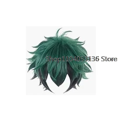 Disfraz de Cosplay de batalla de Midoriya Izuku Deku, My Hero Academia, botas de Cosplay, zapatos, peluca, conjunto de mono Unisex para Halloween