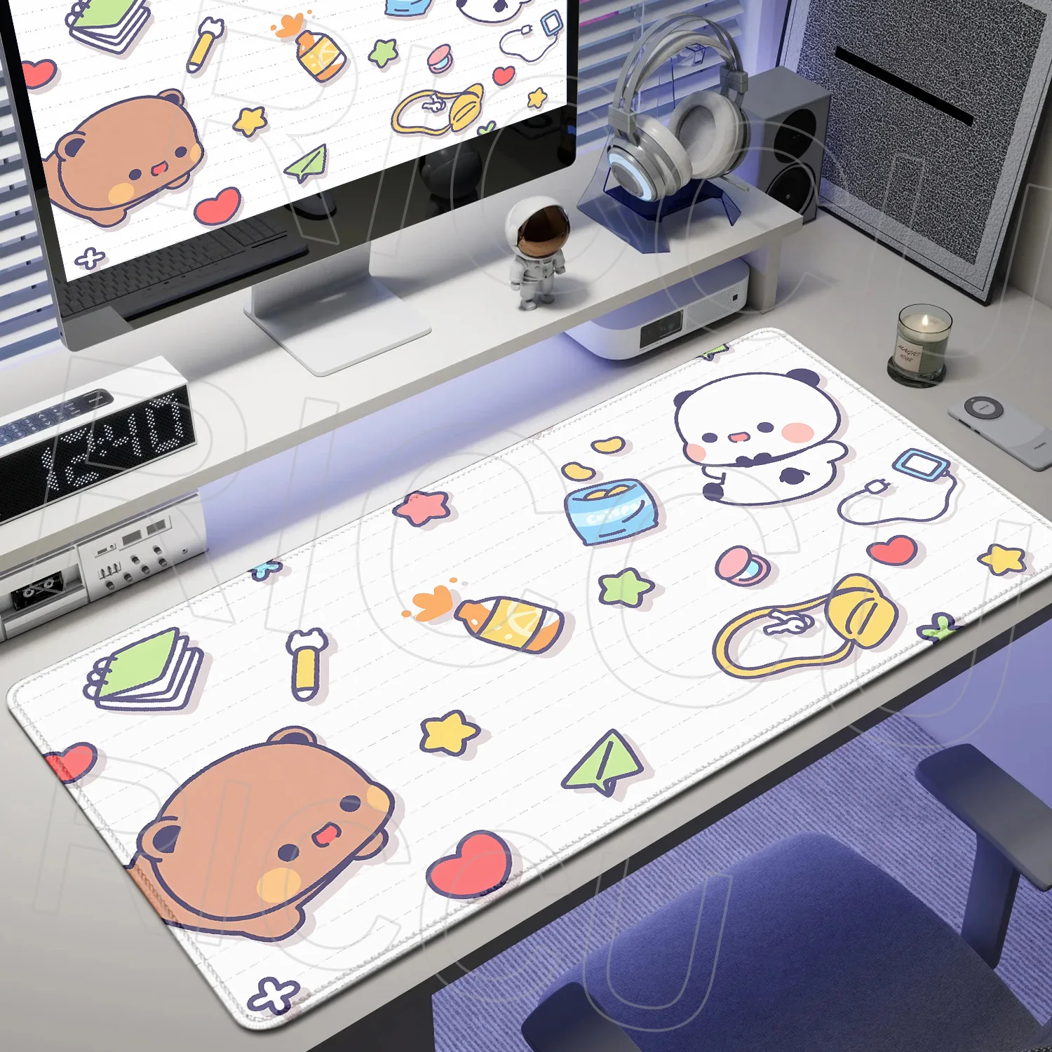 

HD Print BuBu DuDu Mouse Pad carpet Cute Desk Mat Extended Gaming Keyboard Mats Large Maximum size 1000x500mm XXL Gamer Mousepad