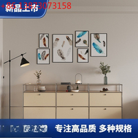 USM stainless steel sideboard ins TV cabinet storage chest storage ins style