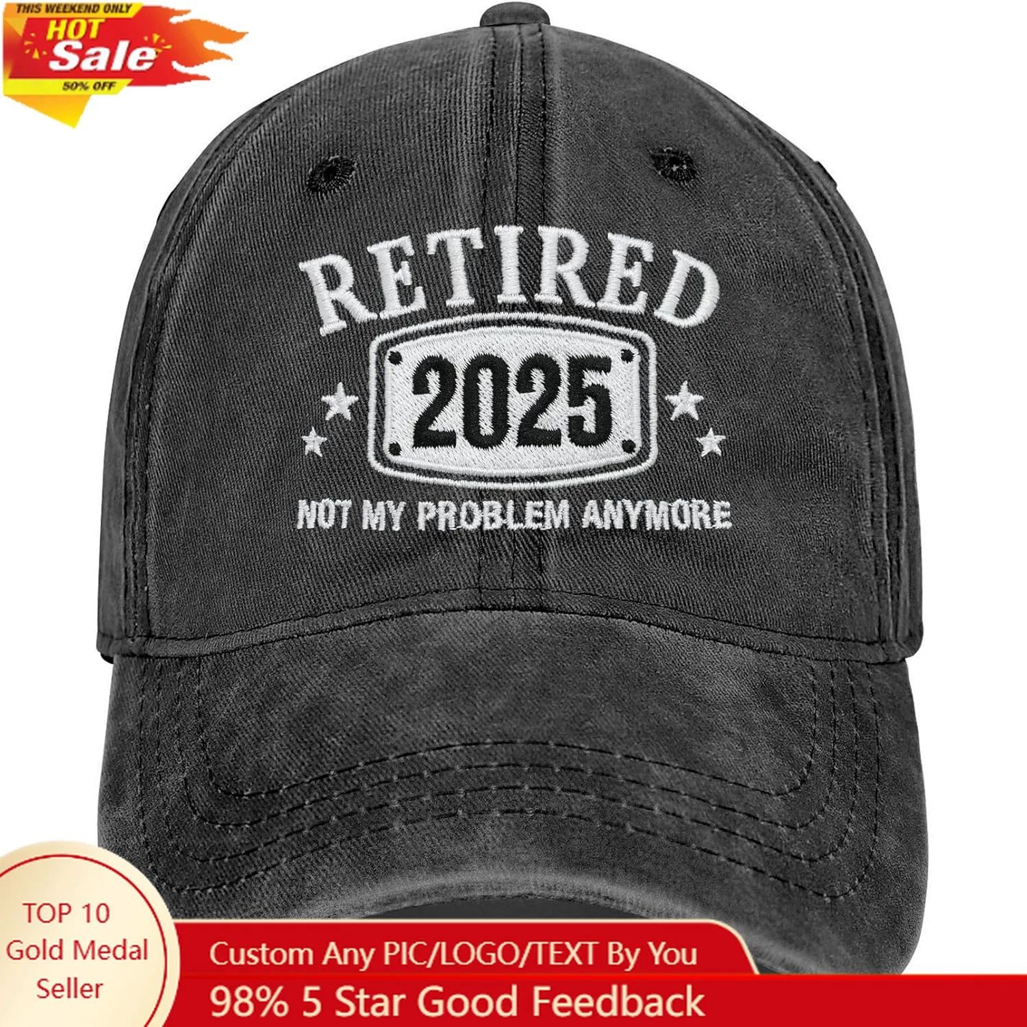 

Retirement Gifts for Men Women Happy Retired Hat