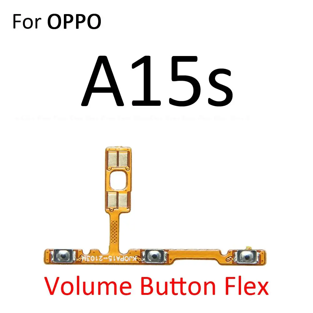 Power ON OFF Mute Switch Control Key Volume Button Flex Cable For OPPO A12 A12e A15 A15s A16 A16e A16K A16s A17 A17k Parts