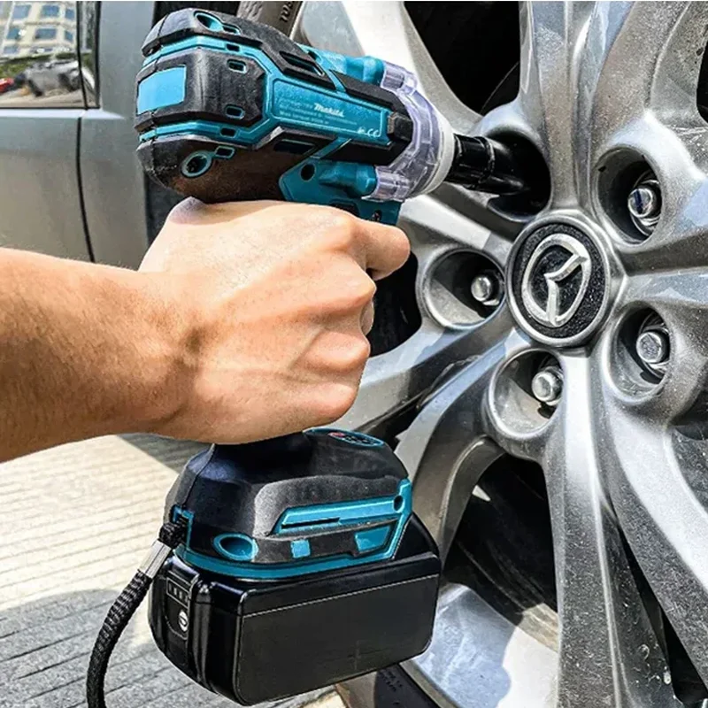 Makita DTW600-llave de impacto sin escobillas, herramienta eléctrica de alto Torque, 18V, para batería Makita de 18V