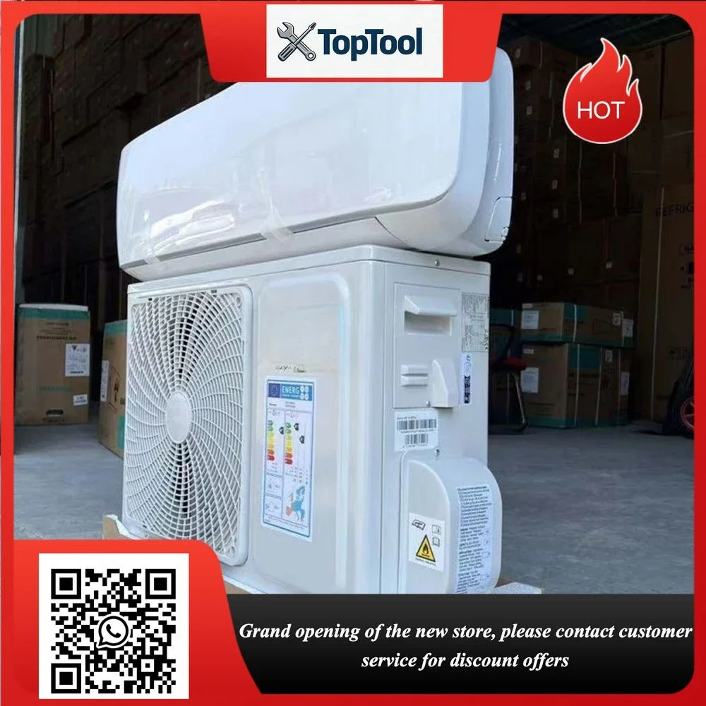 220V R410A 1800  High End Wall Mounted Air Conditioner Home Mini Split Heat Pump System AC 1ton Energy Efficient Electric