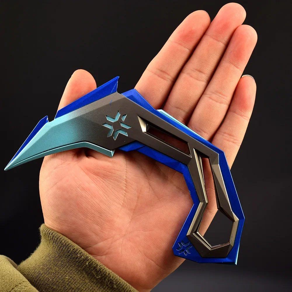 How Valorant VCT 爪ナイフ、カラビットナイフおもちゃ、コスプレ小道具、アクションフィギュア、近接剣モデルオーナメントギフト