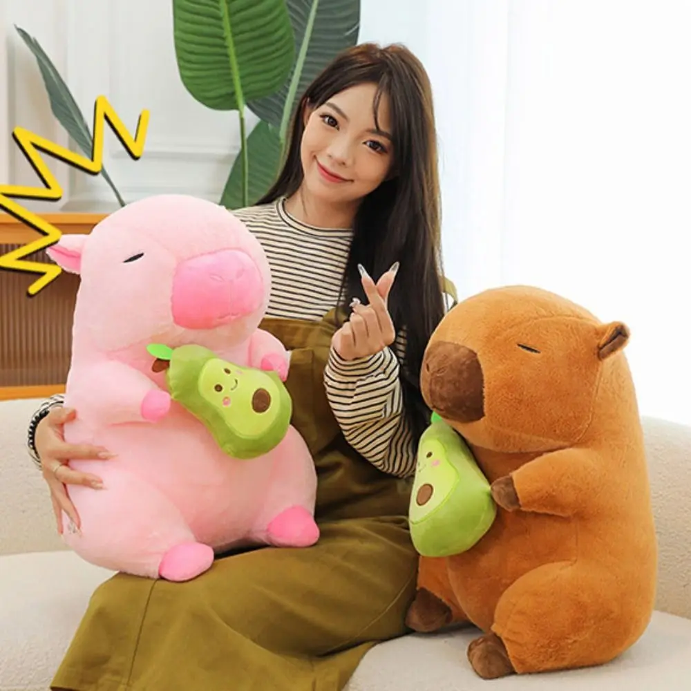 PP Cotone Avocado Capibara Peluche Simulazione Collezione Capibara Peluche Bambola 30 cm Cartoon Capibara Anime Fluffty Toy