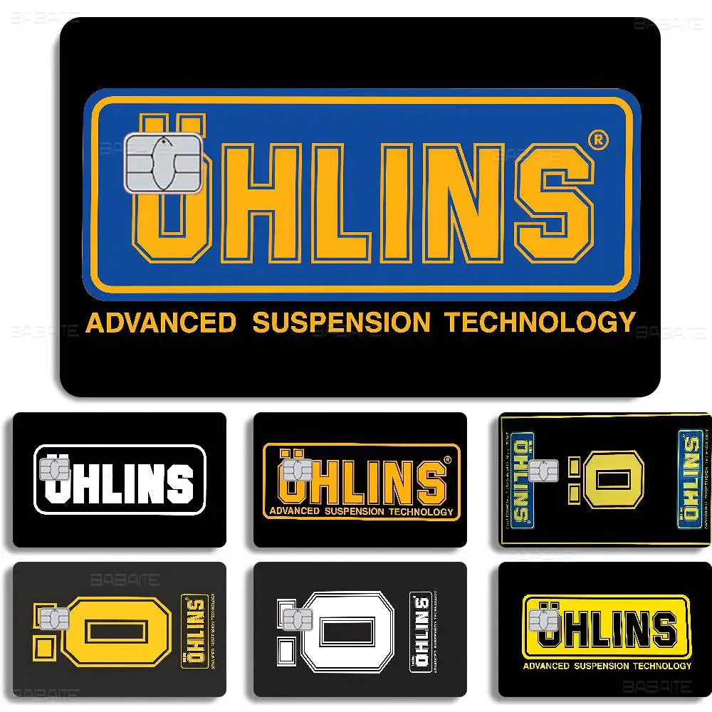 O-Ohlins Anime Young Creidt Card Debit Card Sticker Film Case Front Tape for Small Big Chip No Chip