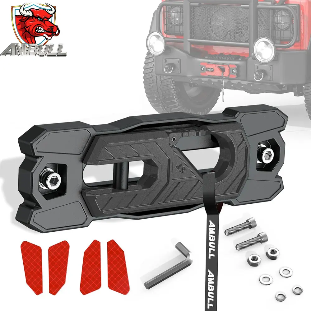

Заводская цена Ambull, аксессуары для бездорожья, ролик лебедки Fairlead, скоба лебедки и алюминиевые комплекты Fairlead для 4wd