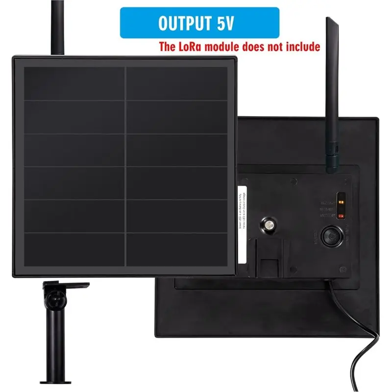A01F-8W Mini Solar Panel Powered Battery Supported 5V Output Solar Power Supply For Lora Node Lot Sensor Projects