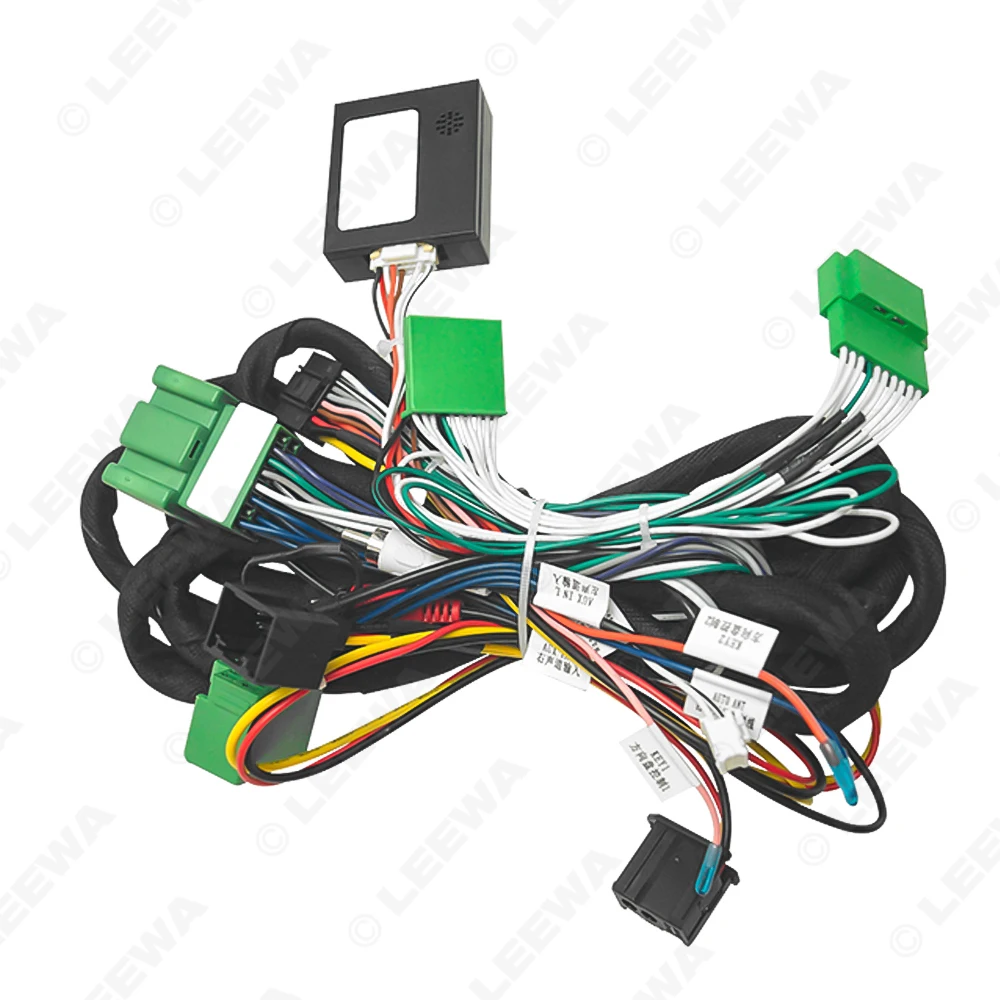 LEEWA Car 16pin Audio Wiring Harness With Canbus Box For Volvo XC90 09-13 Aftermarket Stereo Installation Wire Adapter