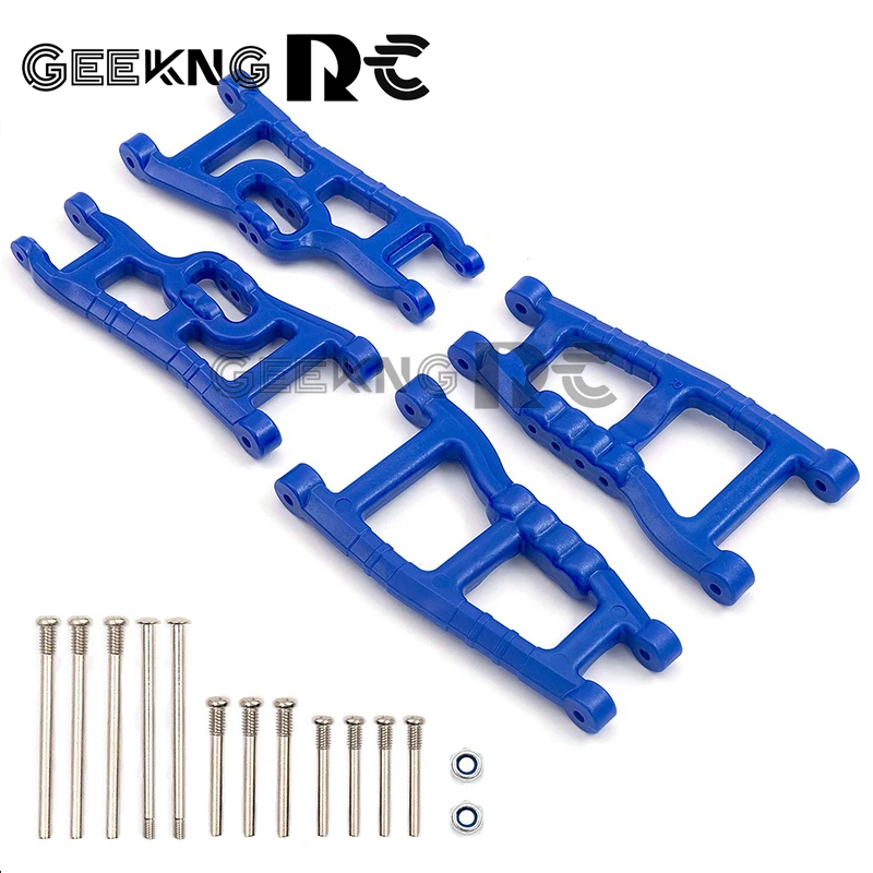 4pcs Nylon Front and Rear Suspension Arm Set for 1/10 Traxxas Slash 2WD VXL Nitro Slash F-150 Raptor Upgrade Parts