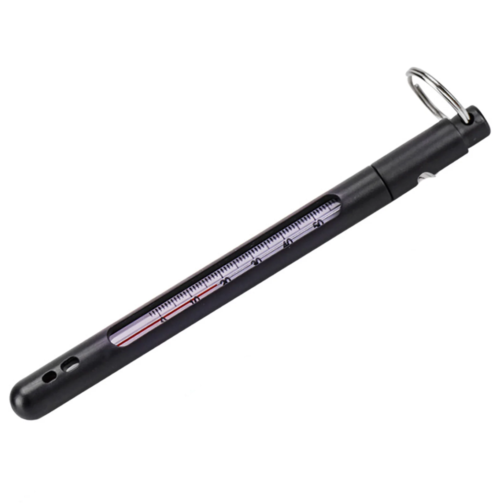 Water Stream Thermometer with Carabiner Water Temperature Gauge Floating Pool Thermometer for Fishing Lake River Stream