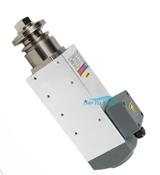 Air Cooled Blade Spindle Motor 1.5KW 6000RPM Square   For Wood/Plastic/Acrylic/Glass