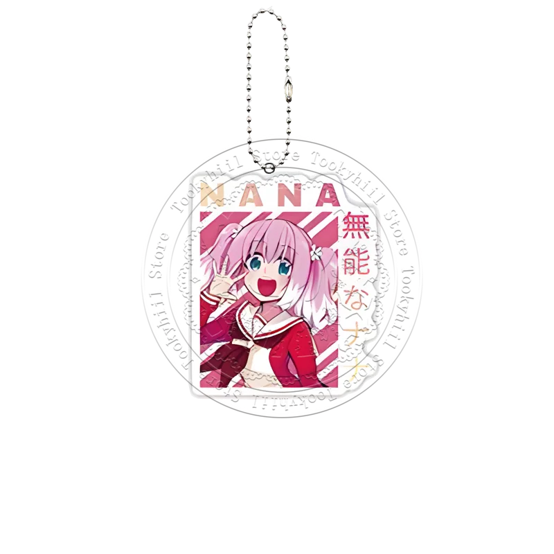 Portachiavi Nana in acrilico Komatsu Nana Cartoon HD Cosplay Studente squisito Decora borsa Portachiavi Accessori pendenti Regalo di compleanno