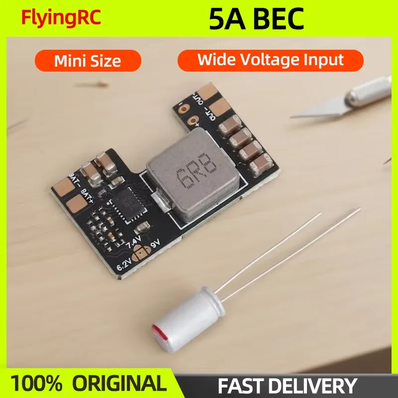 FlyingRC 5A BEC Voltage Reduction Module With Multi Voltage Output 7A Current For Fixed Wing FPV Vehicle Model