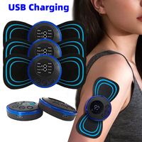 EMS Electric Massager Tens LCD Display Neck Stretcher Cervical Vertebra Massage Patch for Muscle Pain Relief Shoulder Relaxation