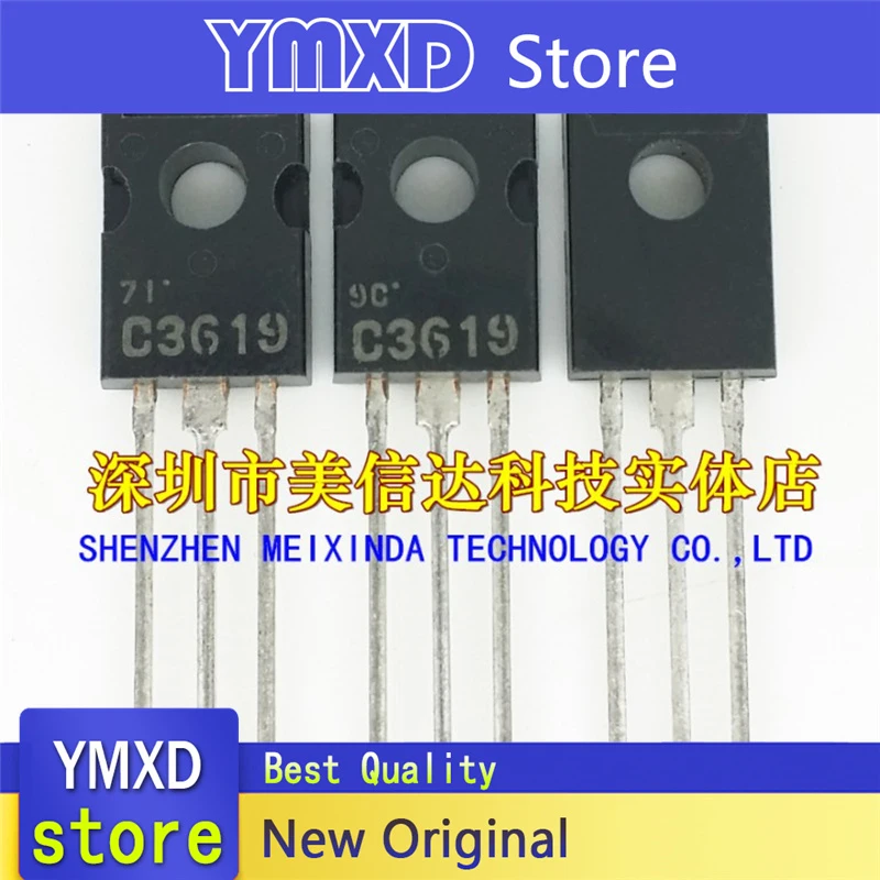 10 قطعة/الوحدة جديد الأصلي C3619 2SC3619 TO-126 في المخزون