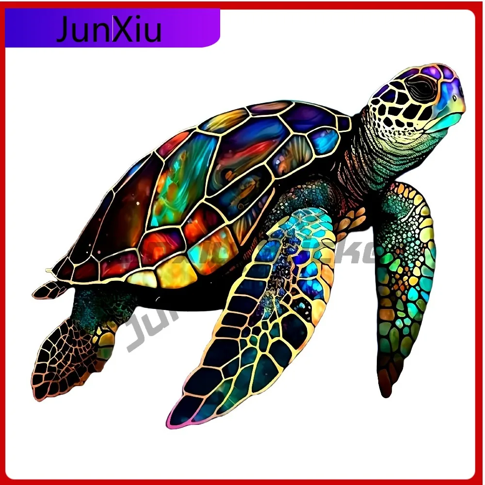 

A unique turtle car sticker color three-dimensional design for vehicles laptops Valentine's Day walls Tren Laptop Window