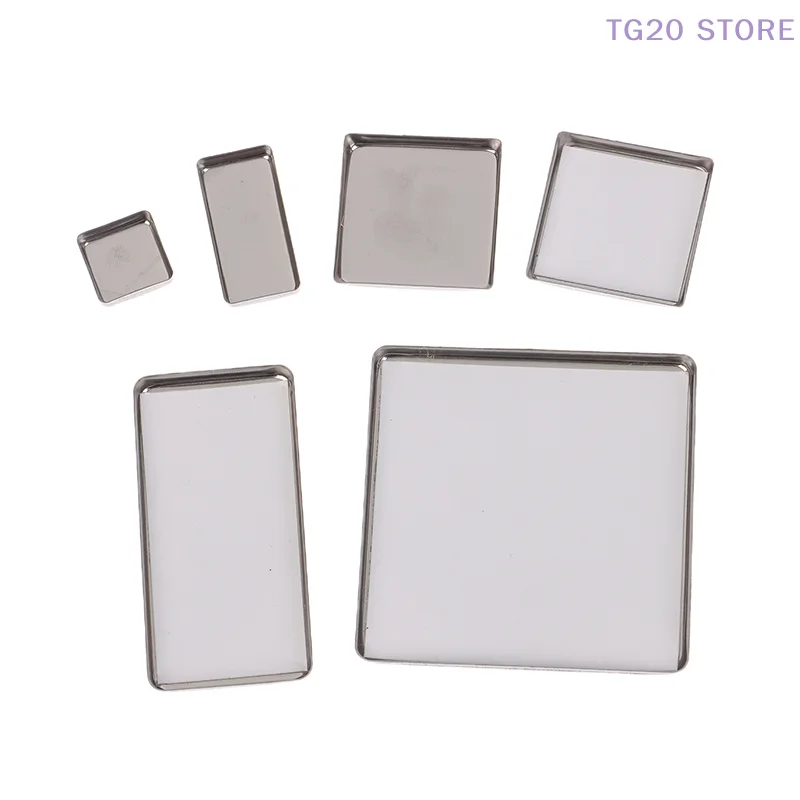 1/2/5/10Pcs Magnetic Aluminum Watercolor Box Palette Packaging Grid Travel Box Professional 0.5ml/1ml/2ml Paint Art Supplies