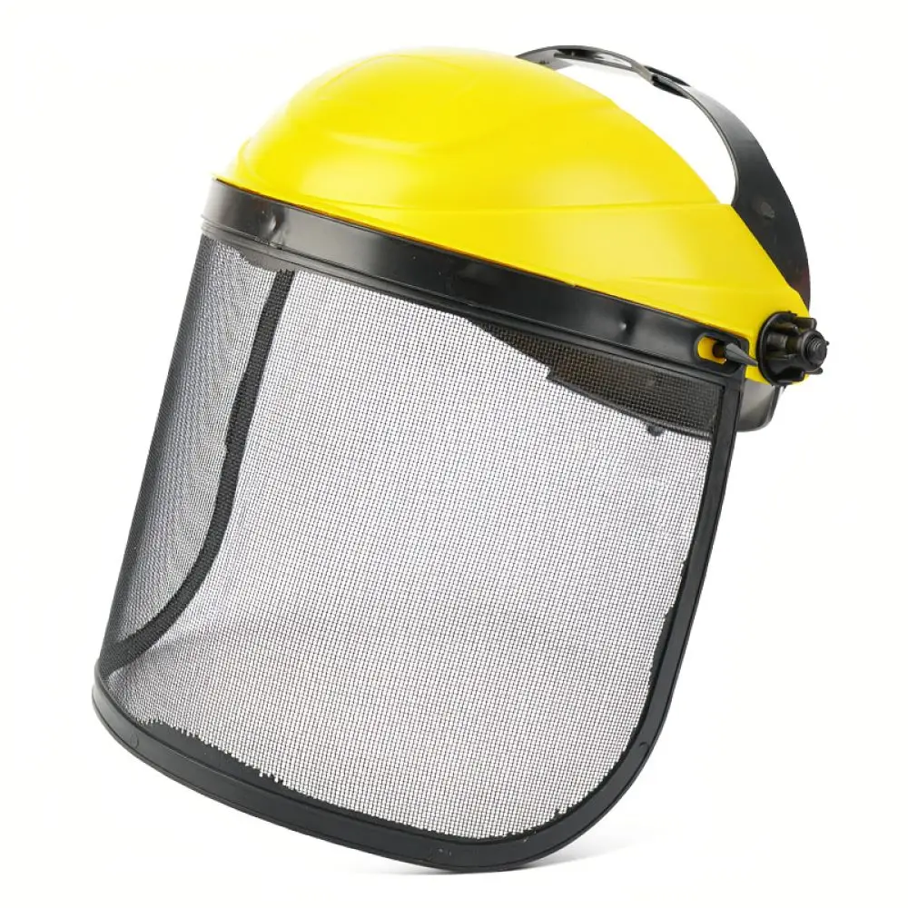 Durable Mesh Face Shield For Gardening Grass Trimmer Safety Protective Mask Anti Flying Debris Steel Wire Visor