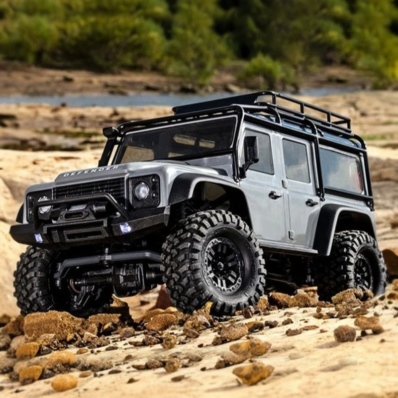 

Traxxa 1/18 Scale Trx4m 4DW Remote Control RC Electric Off-Road Climbing Vehicle Simulation Mini Toy for Boys Gift