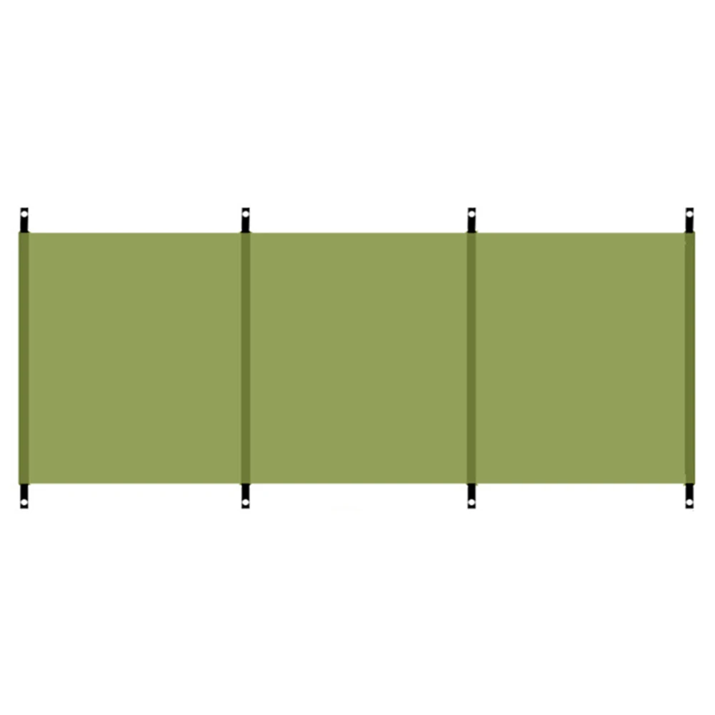 

Approx.250*70cm Portable Windshield Sand Protection Wind Protection Outdoor Cooking 210D Oxford Cloth Picnic BBQ
