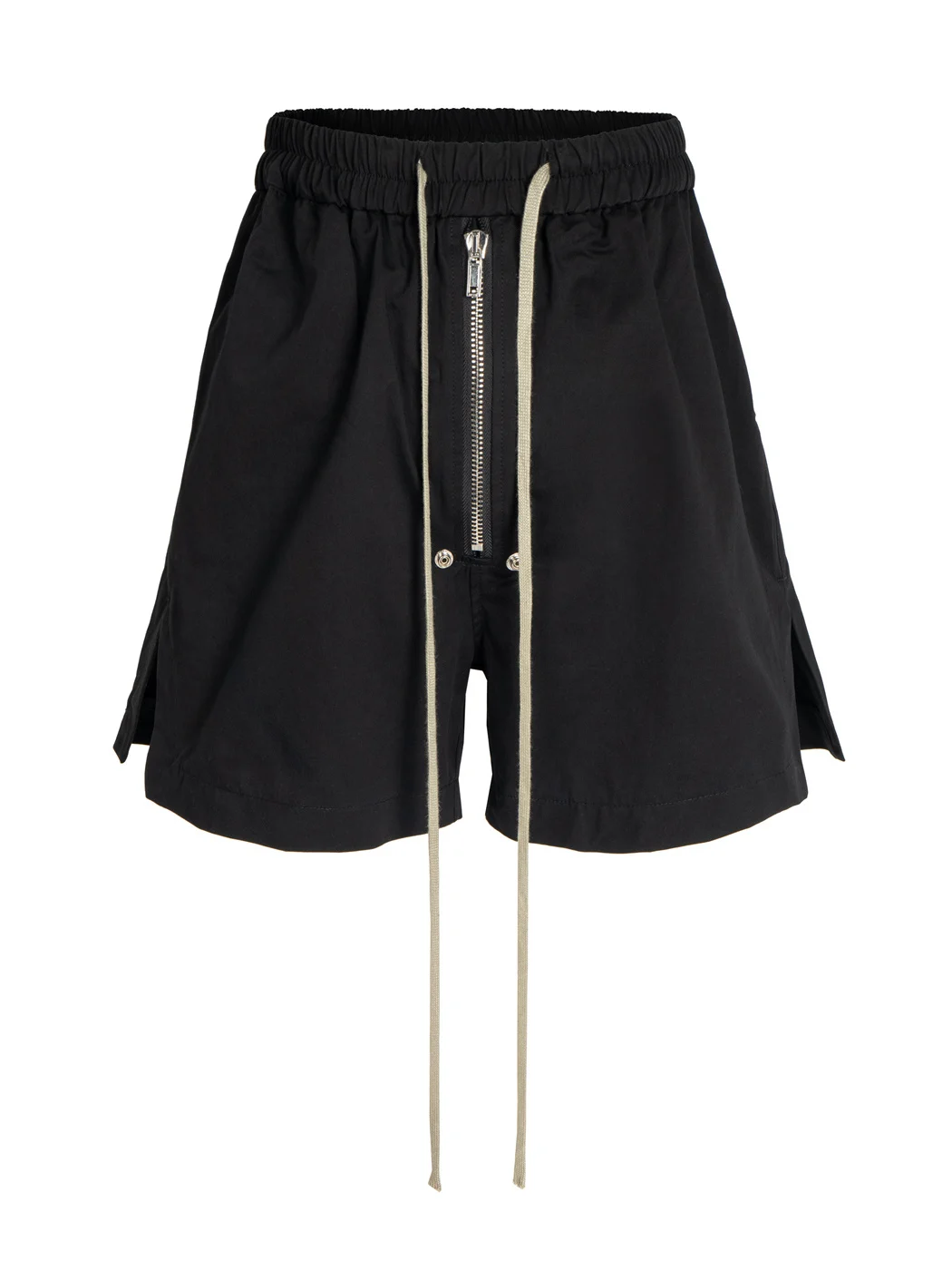 

RO Sle k Trendy High Street Casual Nylon Boxing Zipper Rivet orts Summer Men's Side Slit Loose Fit Workwear Pants