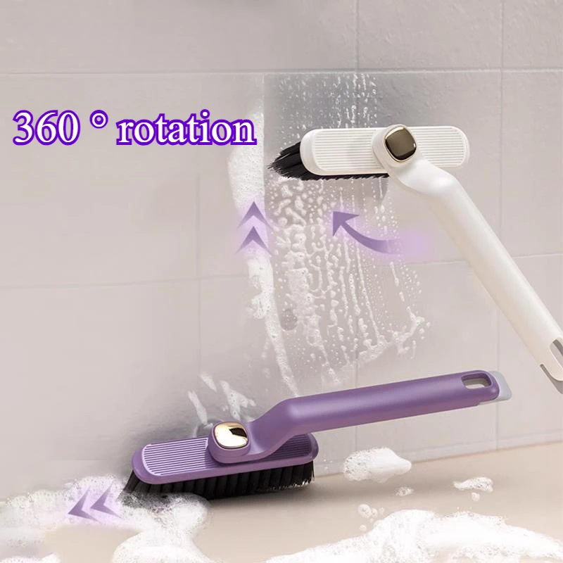 360 Degree Rotating Gap Cleaning Brush Household Bath Toilet Brush Shower Floor Tile Joints Dead Angle Crevice Gap Cleaner Brush