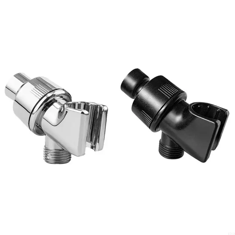 E7CD Easy to Use Shower Head Mount Bathroom Shower Head Mounting Base ABS Support