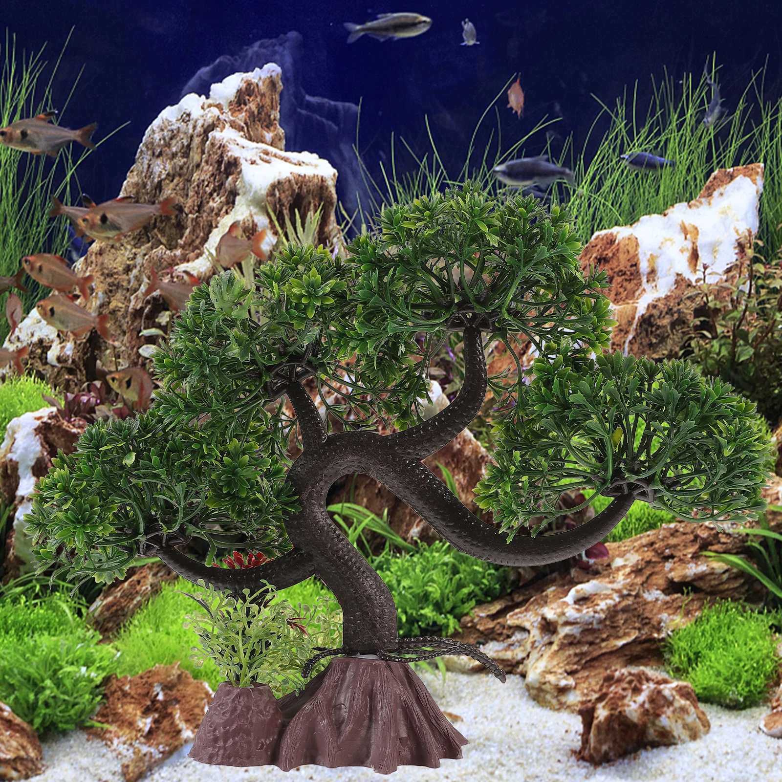 

Artificial Tree Decoration for Aquarium Fish Tank Landscape Props Plastic Aquatic Model Accessories Fish Tank DecorAquarium