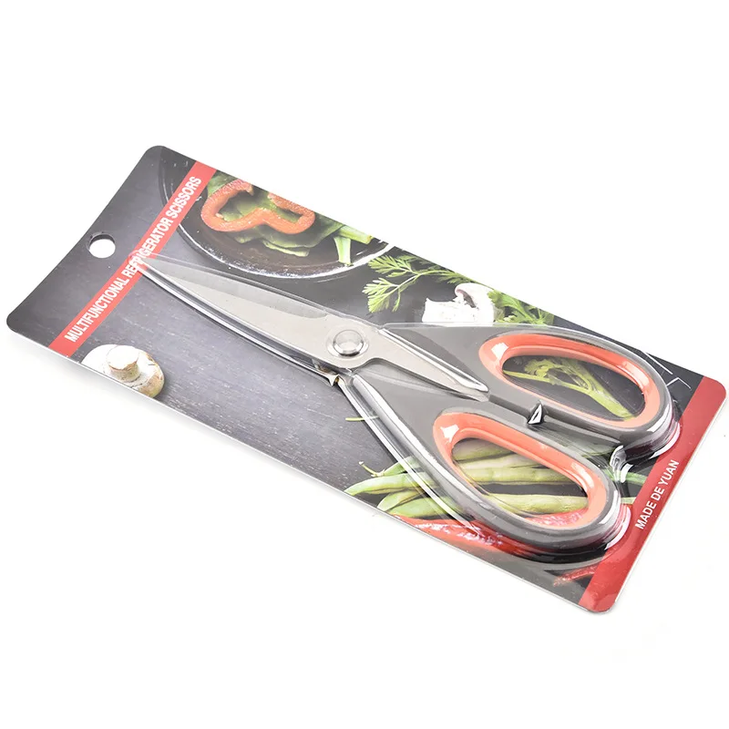 Handy Stainless Steel Kitchen Scissors - Sleek Multi-Purpose Shears for Food & Vegetable & Meat Cutting