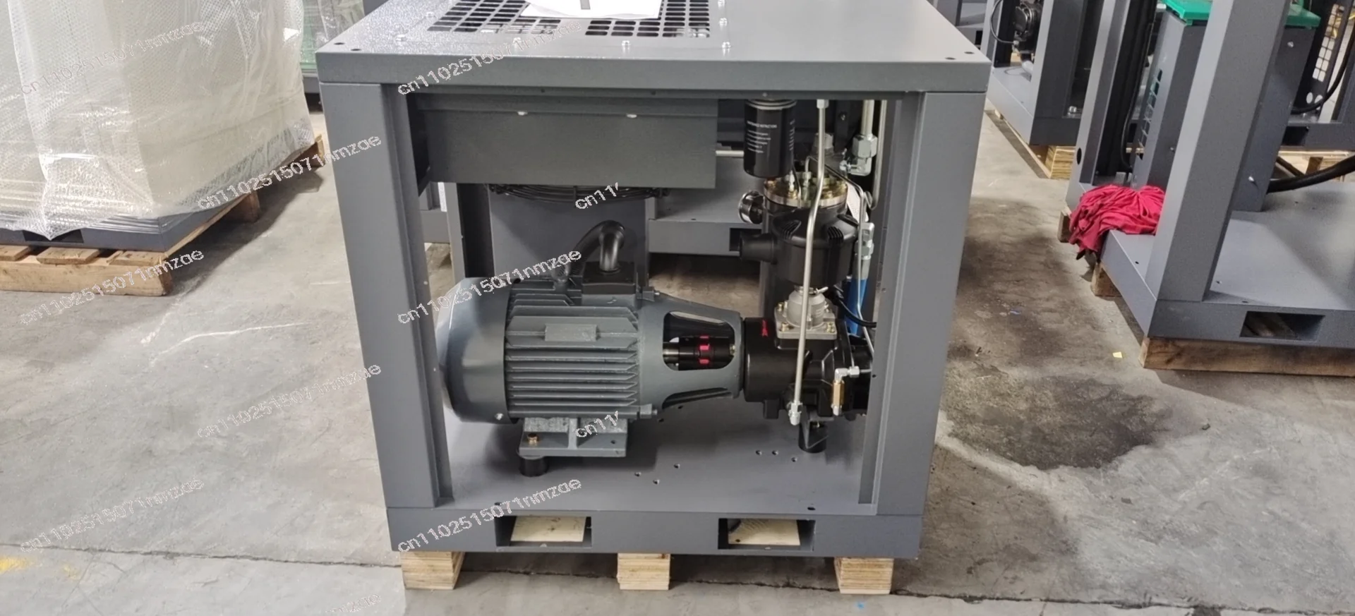 220V 60HZ Screw Air Compressor 7.5KW 10HP 35CFM IP23 8/10/12Bar
