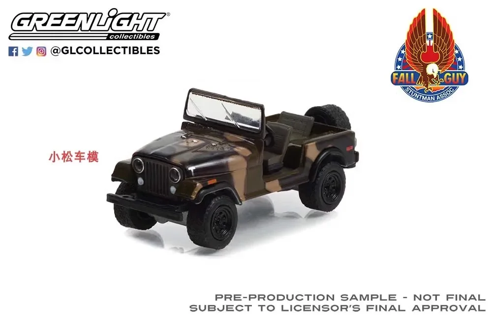 1:64 1981 Jeep CJ-7 Diecast Metal Alloy Model Car Toys For Gift Collection