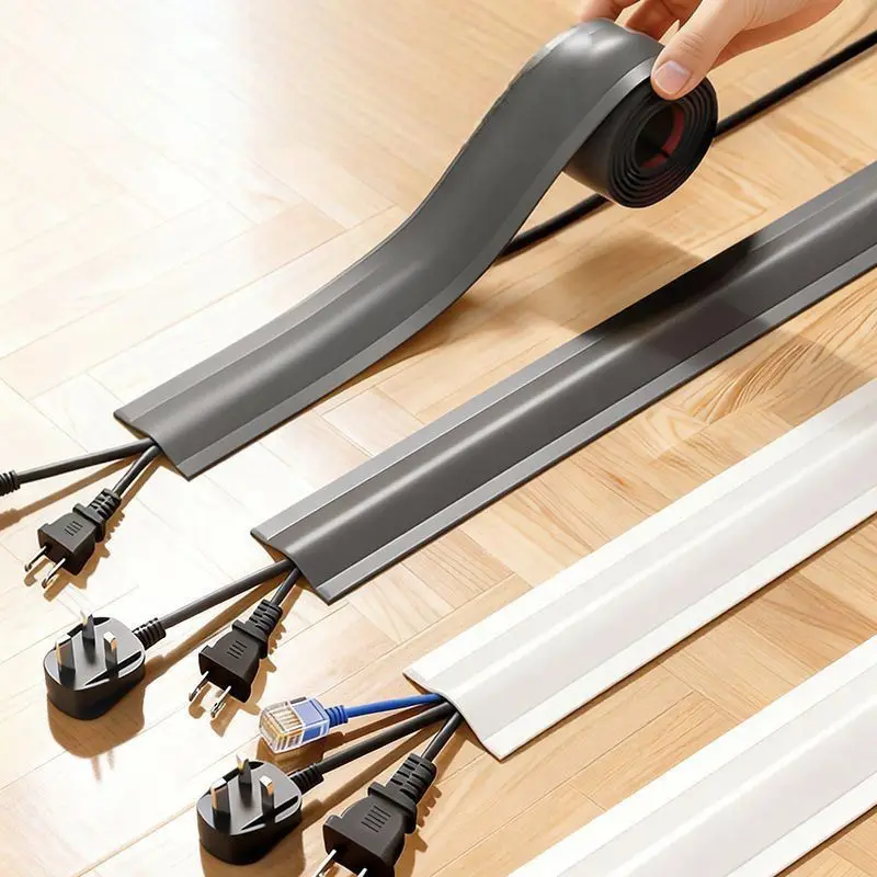 Wire Fixer Self-Adhesive Ground Pressure Line, Hidden Wire, Network Cable, Plug-In Cable, Exposed Installation, Anti Stepping An