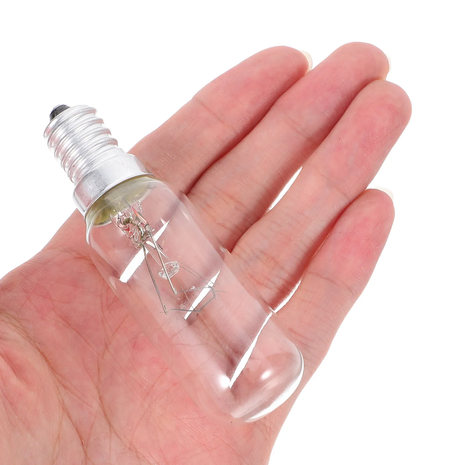 

2 Pcs Machine Instrument Bulb Hood Range Light Stove Transparent Glass Appliance Bulbs for Ovens