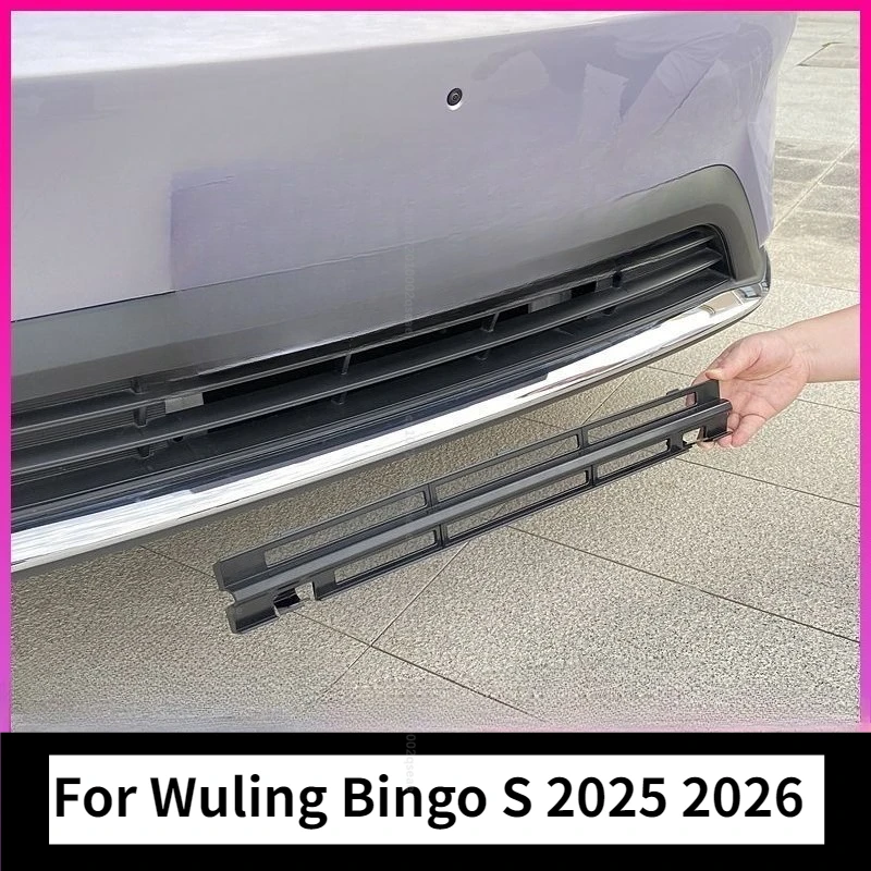 Für Wuling Bingo S 2025 2026 Frontstoßstangen-Insektenschutzgitter, langlebig, staub- und schmutzabweisend, Steinschutz, Kühler, Exterieur-Zubehör – Detail 1