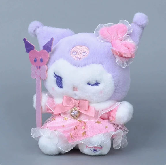 

Мягкая игрушка-брелок Sanrio Kuromi из серии «Коронация»: милый плюшевый кулон Куроми, подарок для девочек, оригинальные плюшевые игрушки для детей