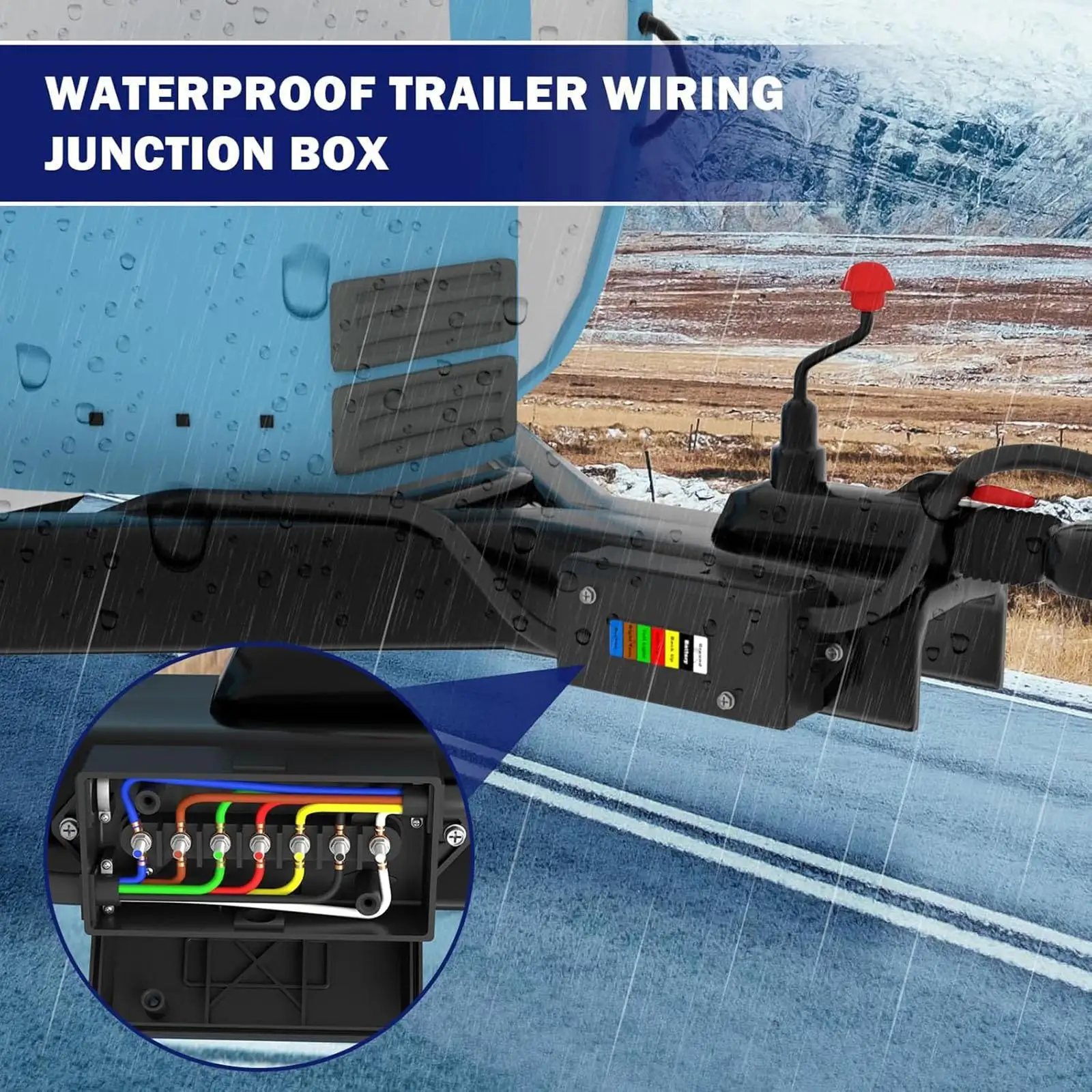 7 Way Trailer Wiring Junction Box Repairing High Efficiency 7 Pole Cable
