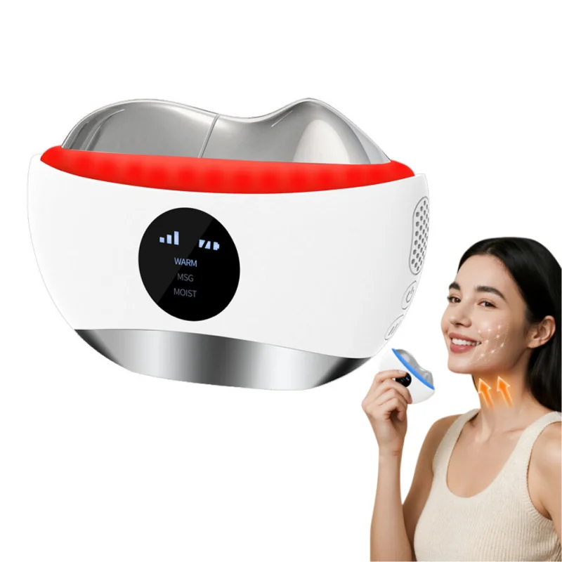 Masajeador Gua Sha de 7 colores, instrumento eléctrico para raspar el rostro, herramienta para esculpir el cuello y la cara, dispositivo de belleza para el cuidado de la piel, para reafirmar la piel