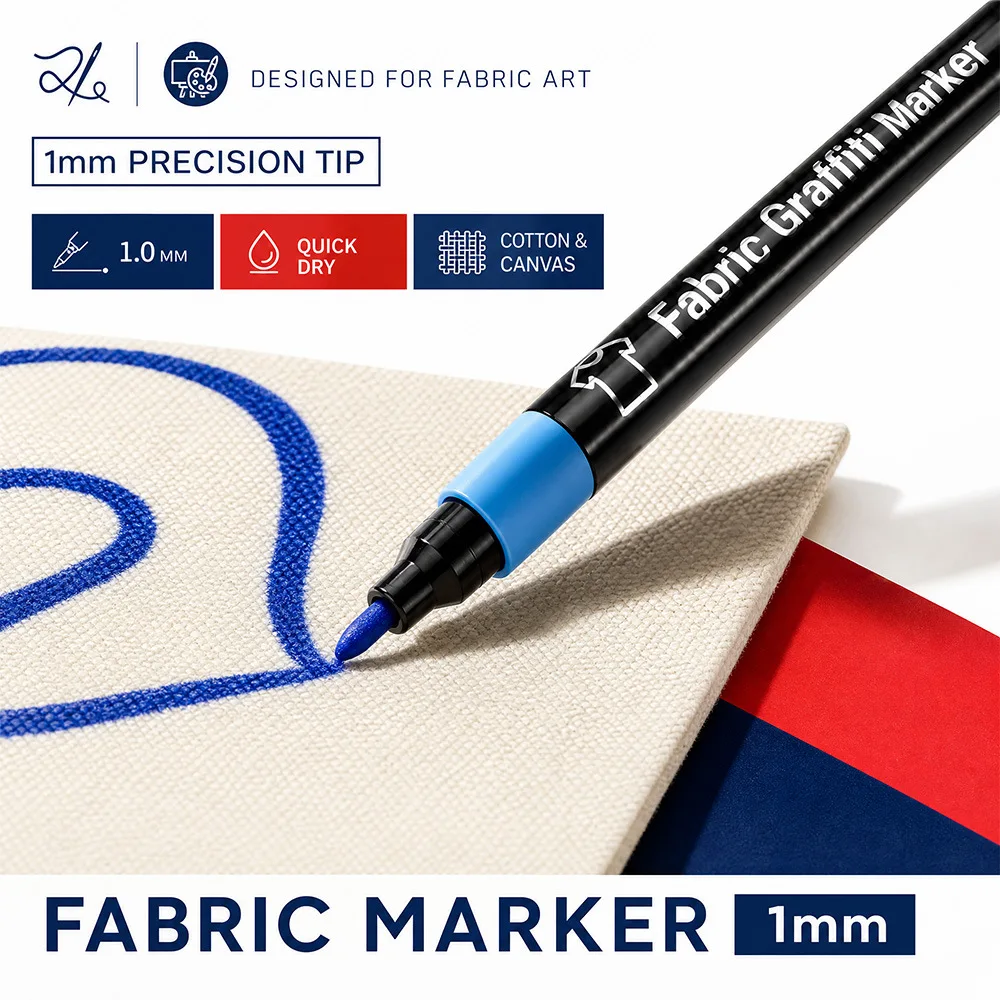 Children's DIY Creative Fabric Painting Pen Set Clothing Graffiti Marker Wholesale Art Supplies for Kids