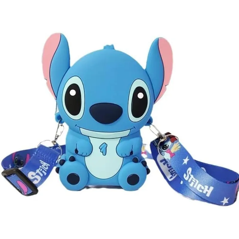 

Cute Stitch Silicone Children's Coin Purse Mini Crossbody Casual Outing Bag Suitable for Boys and Girls Preschool Birthday Gift