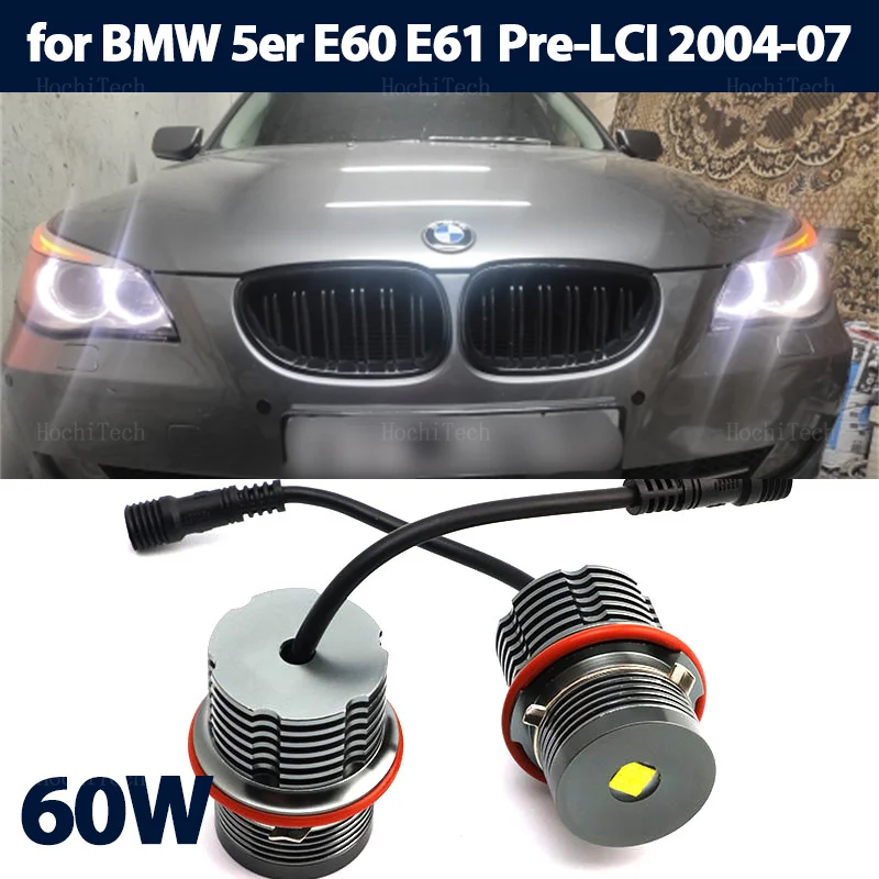 

Светодиодсветодиодный фары Angel Eye для BMW 5 series E60 E61 Pre-LCI 520i 523i 525i 528i 530i 535i 540i 545i 2004-07