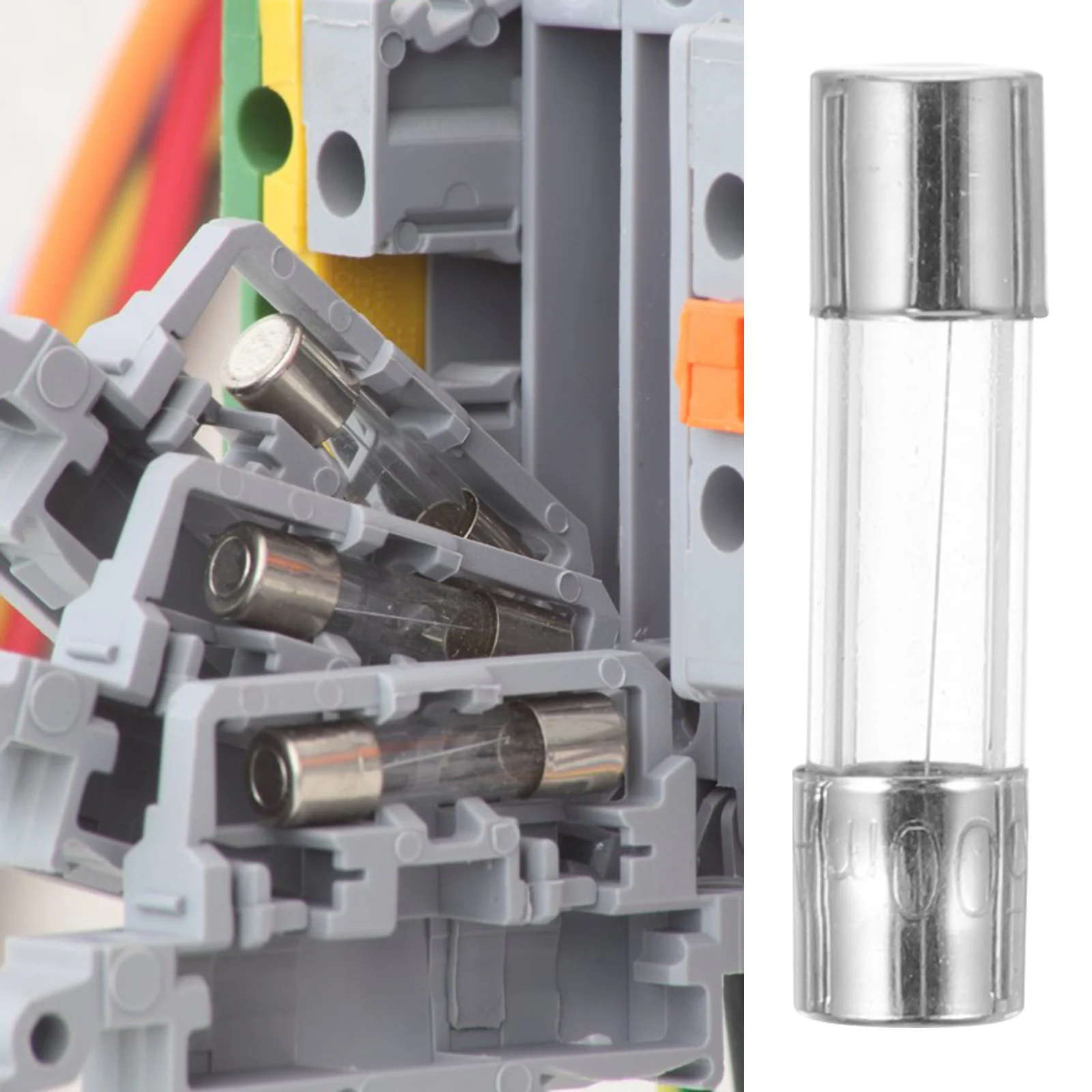 

100Pcs 20mm 0.5a-15a Ceramics Assorted Kit Sturdy Trustworthy Tool Multiple Jobs Household Cars