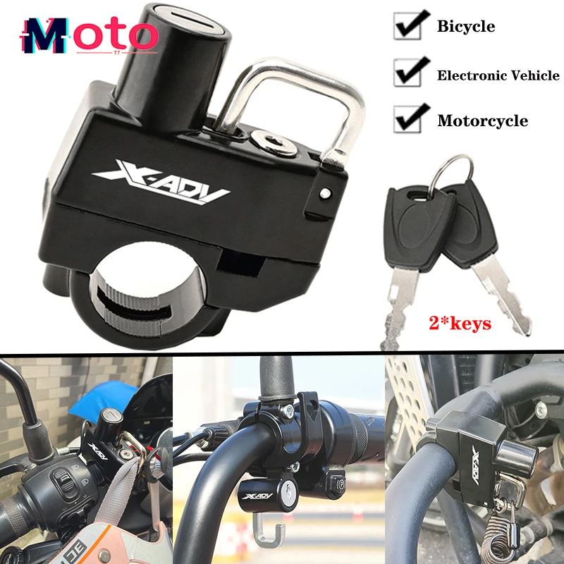 2024 New Hot sale For HONDA X ADV X-ADV XADV 750 Universal Motorcycle CNC Accessories Aluminium Helmet Lock Anti-Theft Helmet